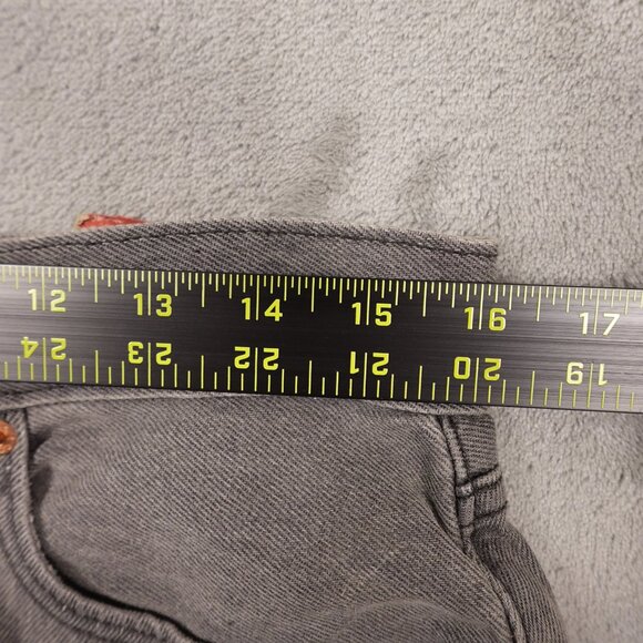 Levi's Jeans Low Pro Straight women's 29 grey denim red tab NEW NWT 90's‎ retro - Picture 6 of 13